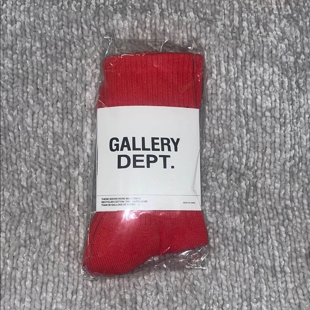 Gallery Dept Red Casual Crew Socks